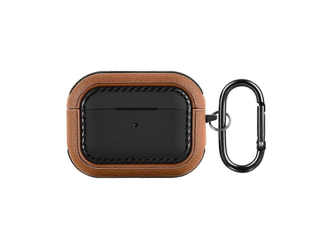 Capa protetora para fones de ouvido AirPods Pro com textura de couro. GIECY