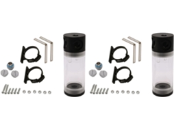 Conjunto com 2 Tanques Cilíndricos de Acrílico para Água, Rosca G1/4, 50 Mm X 140 Mm. SFUSHOS