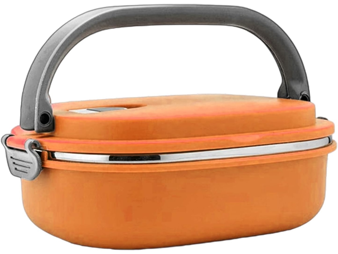 Conjunto De Recipientes Retangulares Dutys Em Aço Inoxidável Para Preparação Refeições, Empilháveis, Ideais Para