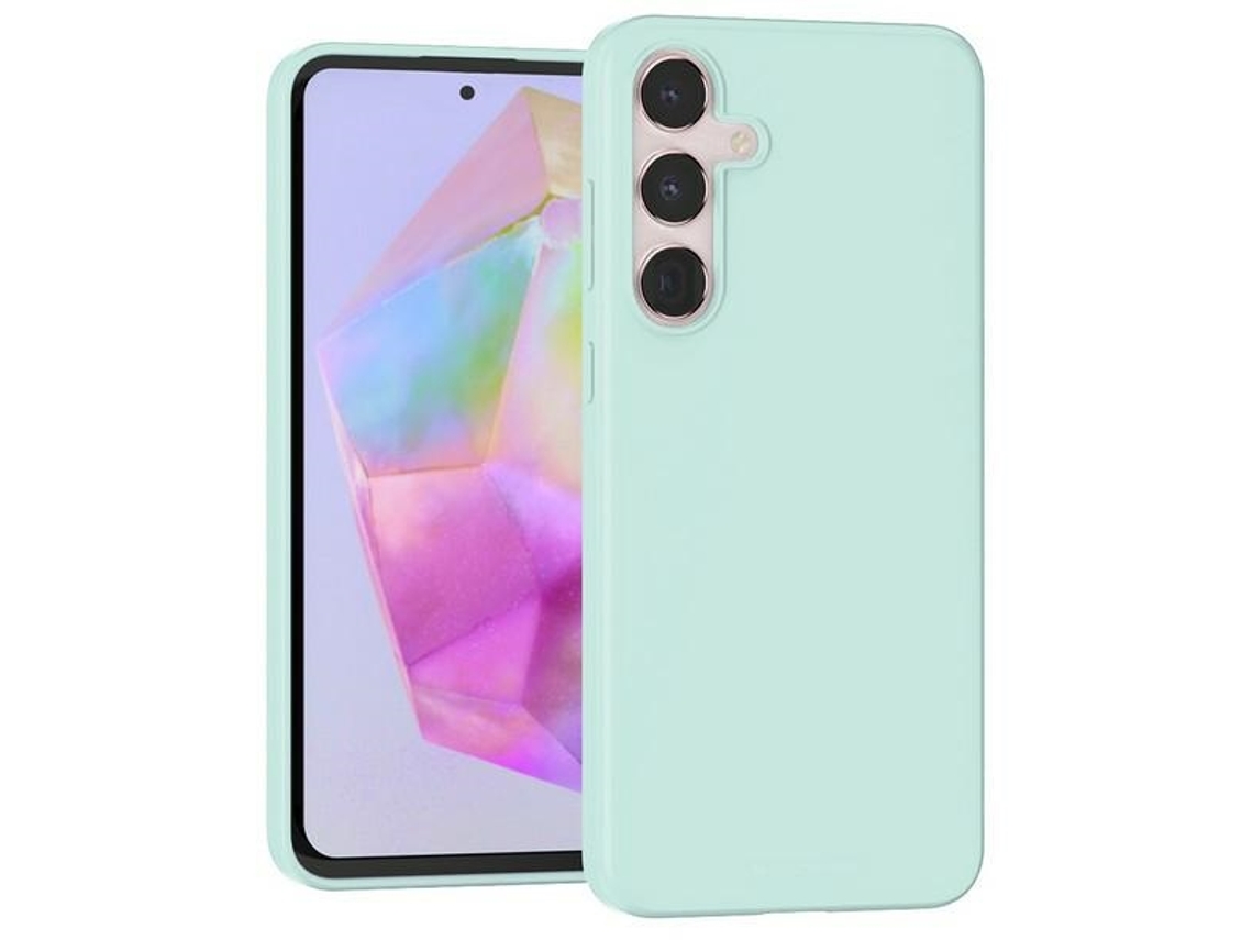 Capa Gentil para Samsung Galaxy A35 MERCURY Pele Sintética Verde