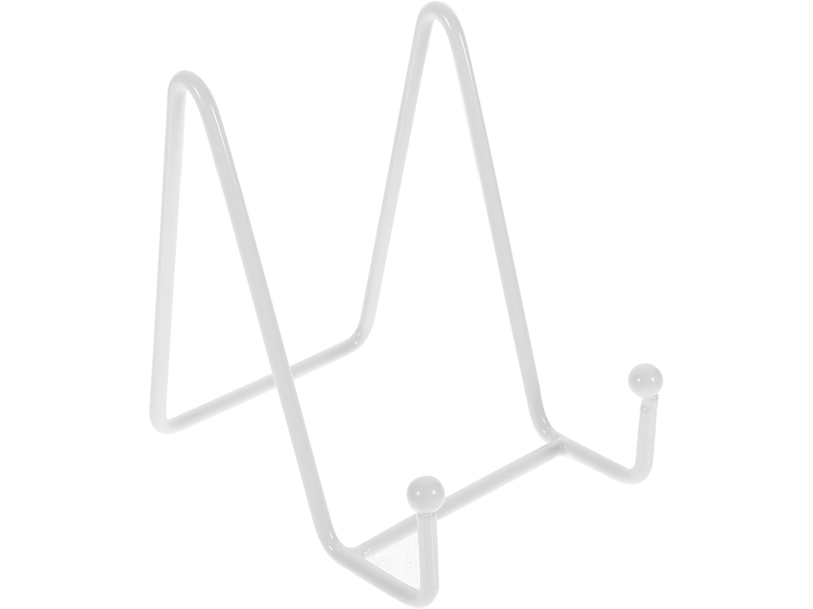 Suporte Exibição Folha Flandres Acabamento Metal Estrutura Triangular Estável Multifuncional Placas GOKOCO