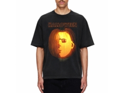 Rockinstone Halloween Jackolantern Black Adult T-shirt Size:s