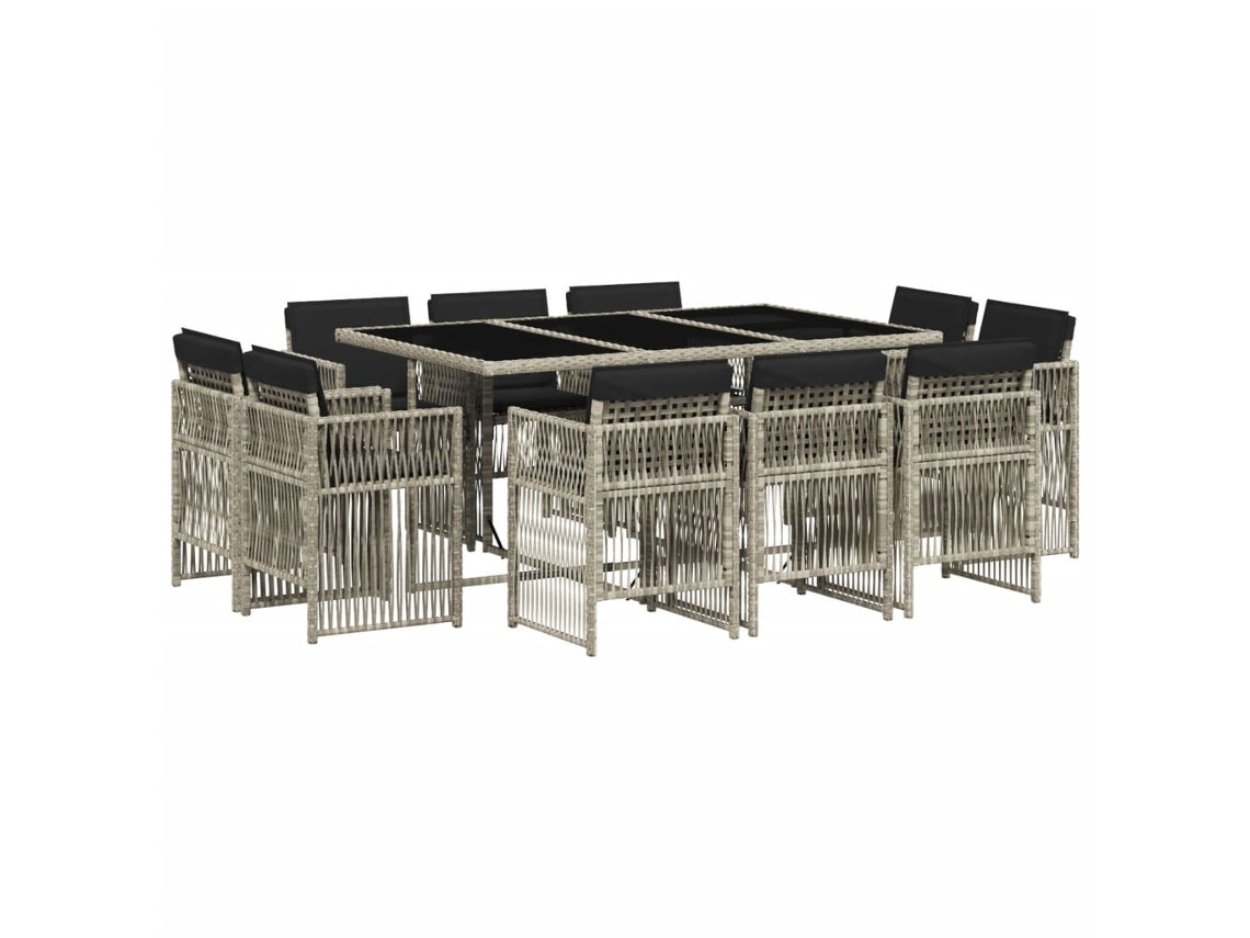 Garden Dining Set, Garden Dining Sets Vidaxl Cinzeto Rattan / Vime (n/a)