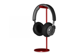 Suporte Fones Alumínio,anti Derrapante, Para Headset Over-ear Vermelho