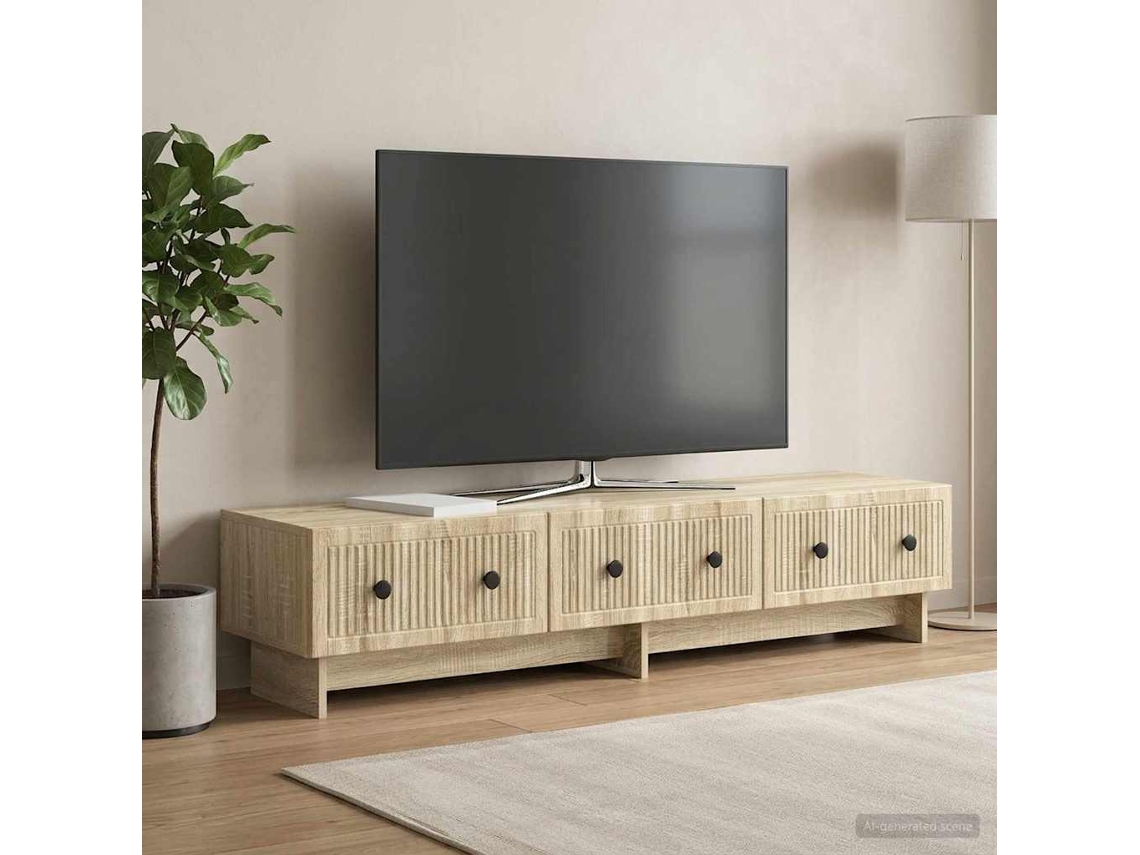 Vidaxl Gabinete Para Tv 147 X 34,5 X 30 Cm Carvalho Sonoma