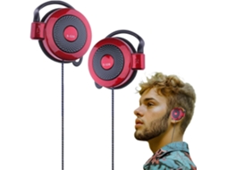 Fones De Ouvido Com Gancho Orelha Estéreo Fio 3, 5mm Para Corrida E Fitness
