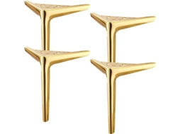 Pés De Móveis Em Metal,pés Triangulares Para Mesa Diy,pés De Sofá Estilo Moderno,para Sofá,armário,cama,mesa,cadeira,conjunto De 4 Btforus (25 Cm)