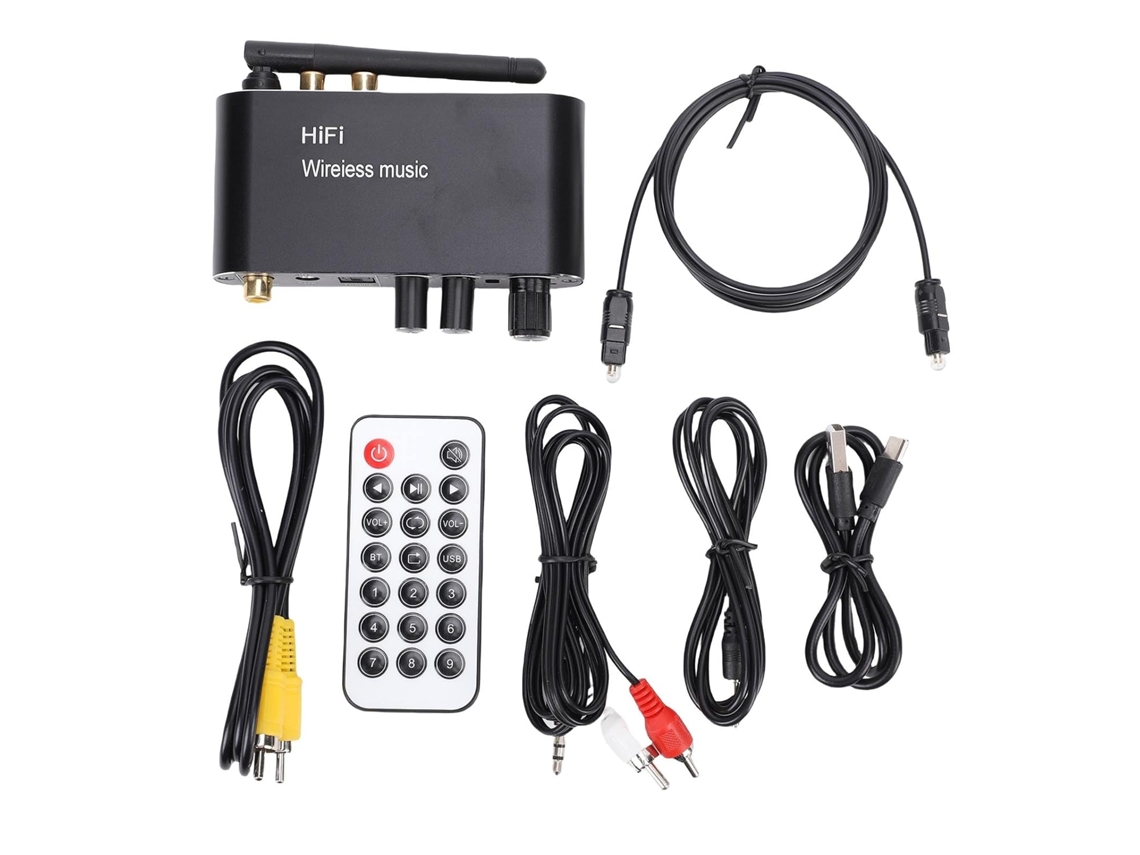 Conversor Bluetooth 5.1, Adaptador De Áudio Digital Para Analógico Com Entrada Óptica/coaxial/usb Pa Gokoco