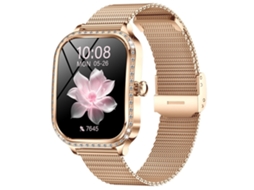 Smartwatch Mk88 Com Bluetooth E Design Moderno (ouro)