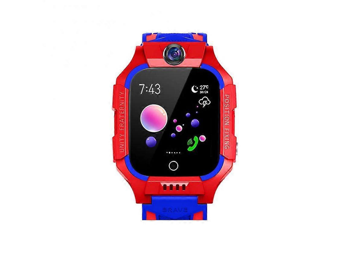 Relógio inteligente infantil Q19 com rastreador GPS, chamadas telefônicas, câmera de posicionamento à prova d'água e tela sensível ao toque Ly Ebike
