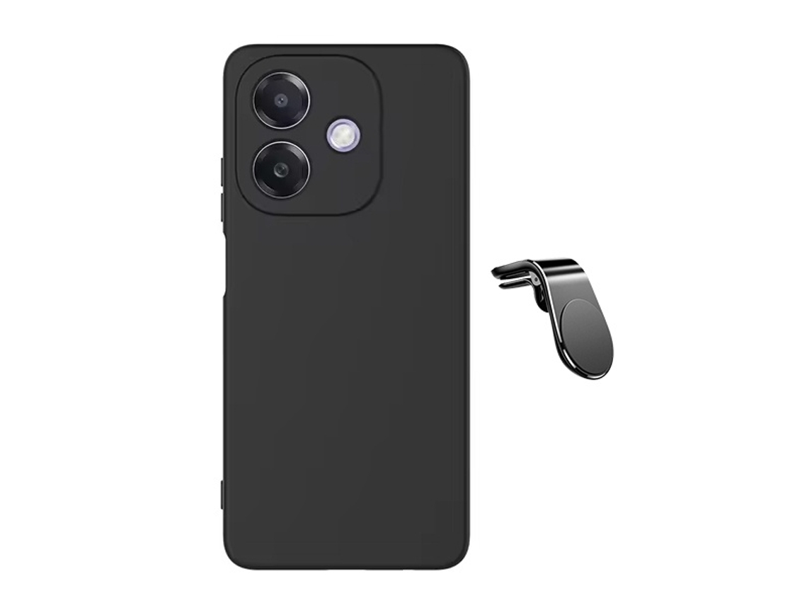 Capa Carro Fléxivel para Oppo Oppo A40M OEM Silicone Preto