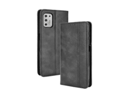 Capa De Couro Com Textura Crazy Horse Retrô E Fecho Magnético Para Motorola Moto G Stylus (2021), Com Suporte, Compartimentos Para Cartões E Porta-ret