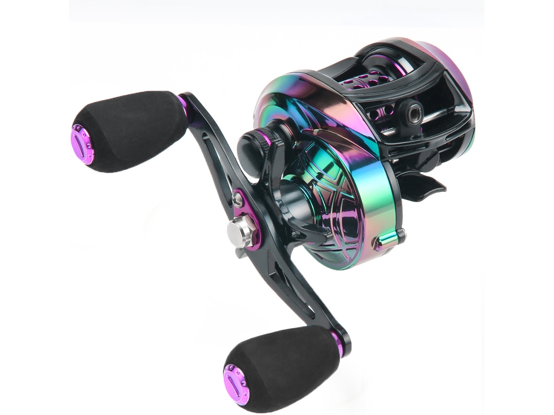 Carretel de pesca AQUAFORGE leve, alta velocidade, estável