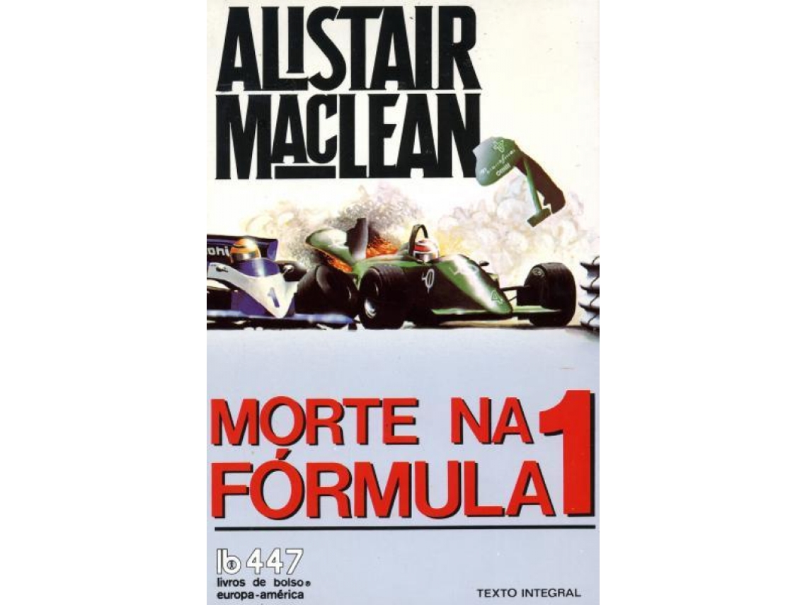 Livro Morte na Fórmula 1 de Alistair Maclean