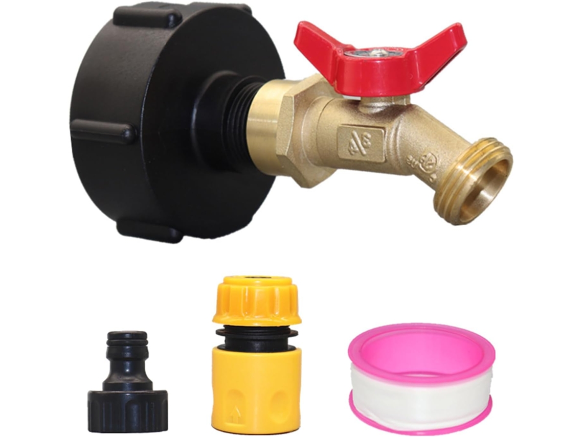 Conjunto De Conexões Universais Para Tanques Com Rosca 2 Polegadas E