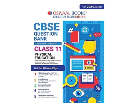 Livro Oswaal CBSE Class 11 Physical Education Question Bank de Oswaal Editorial Board (Inglês)