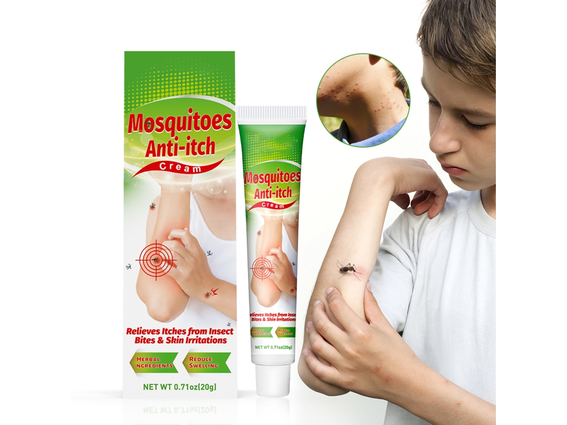 Creme Repelente Anti-mosquito Com Alívio Da Coceira