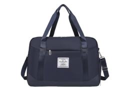 (azul) Bolsa De Viagem Portátil, Bolsa Para Treino E Fitness, Com Compartimentos Separados Para Itens Secos E Molhados, Prática