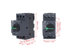 Interruptor De Proteção De Circuito Termomagnético Com Controle De Botão E Isolamento Do Motor - Laxiscreed