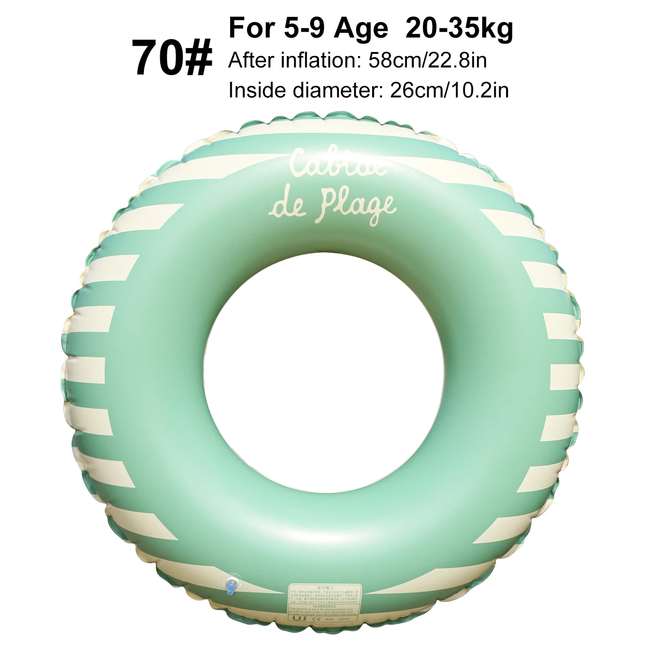 (verde, 70) Boia inflável para piscina, ideal para festas de verão na praia para adultos.