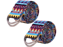 Toyandona 2 Unidades De Faixas Elásticas Resistência Para Quadril, Multifuncionais, Ioga, Em Cores Do Arco