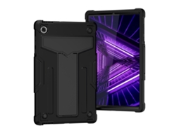 Capa Protetora Halinuia Para Lenovo Tab M10 Plus Tb‑x606f Estojo Silicone+pc Contraste‑cor Formato T Anti‑choque Com Suporte