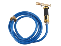 Maçarico a gás turbo para encanamento, corte de tubos, soldagem e bronzeamento artificial com mangueira de propano.