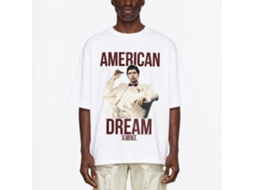 Rockinstone Scarface Movie Americandream White Adult T-shirt Size:l