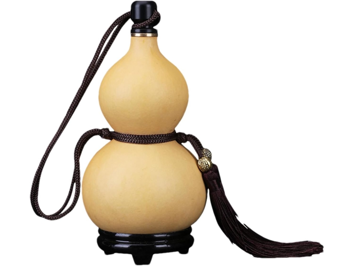 Garrafa De Água Natural Em Estilo Medieval Com Cordão De Borla