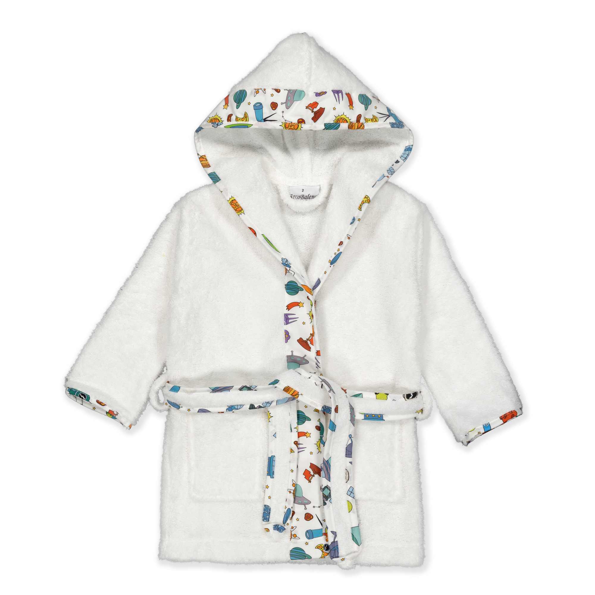 Roupão De Banho Boskimo Space Branco (10x43)