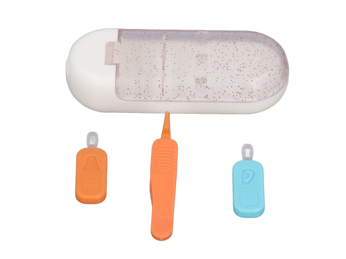 Primerox kit de Limpeza Ouvido Nariz Bebê Tpr Portátil Duas Pontas Seguro Infantil