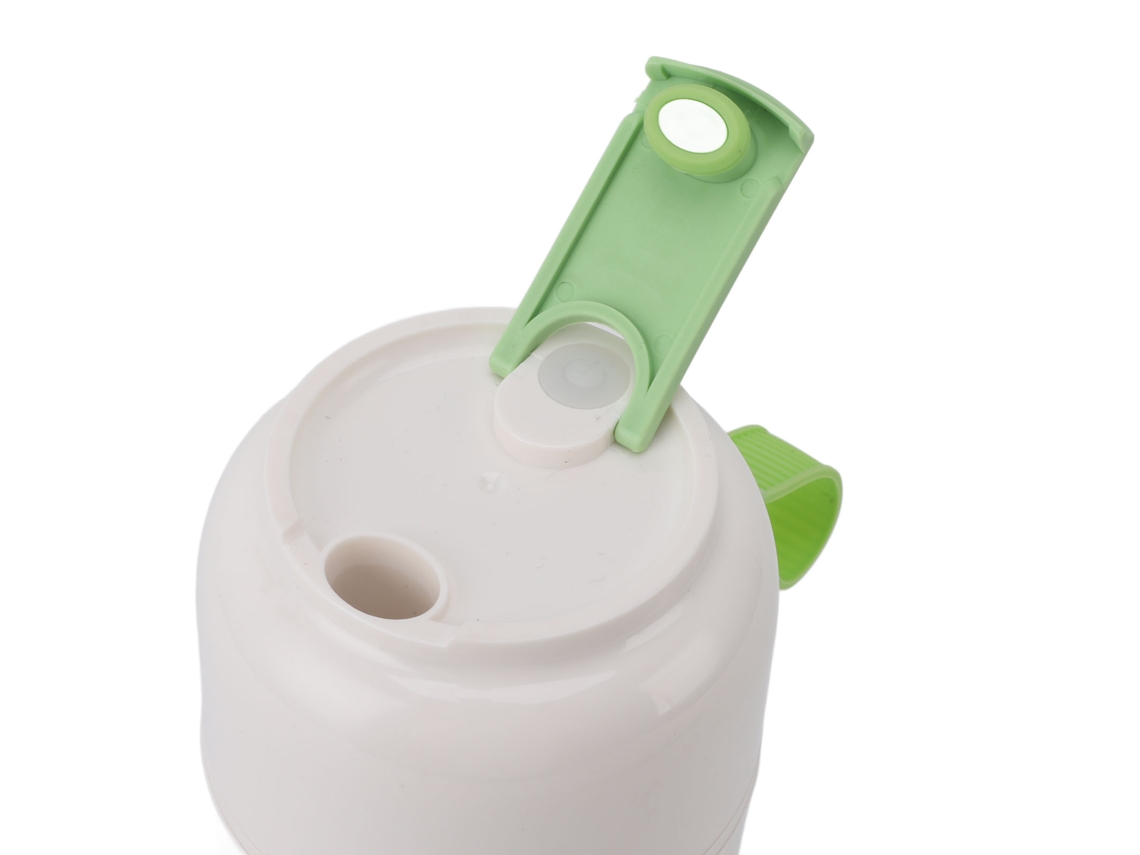 Liquidificador Portátil USB Recarregável com 12 Lâminas de Aço, 340ml, Verde | S/MARCA