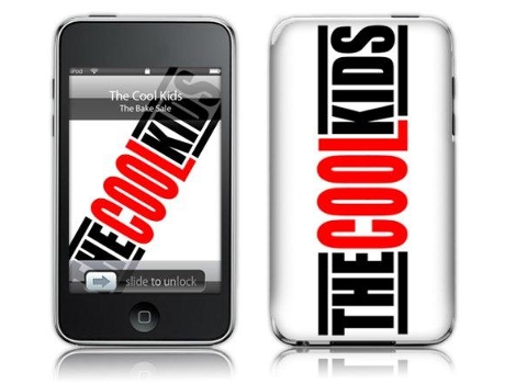 Musicskins Ms-Cool10004 Skin para Dispositivos Móveis Leitor Mp3/Mp4 Preto Vermelho Branco