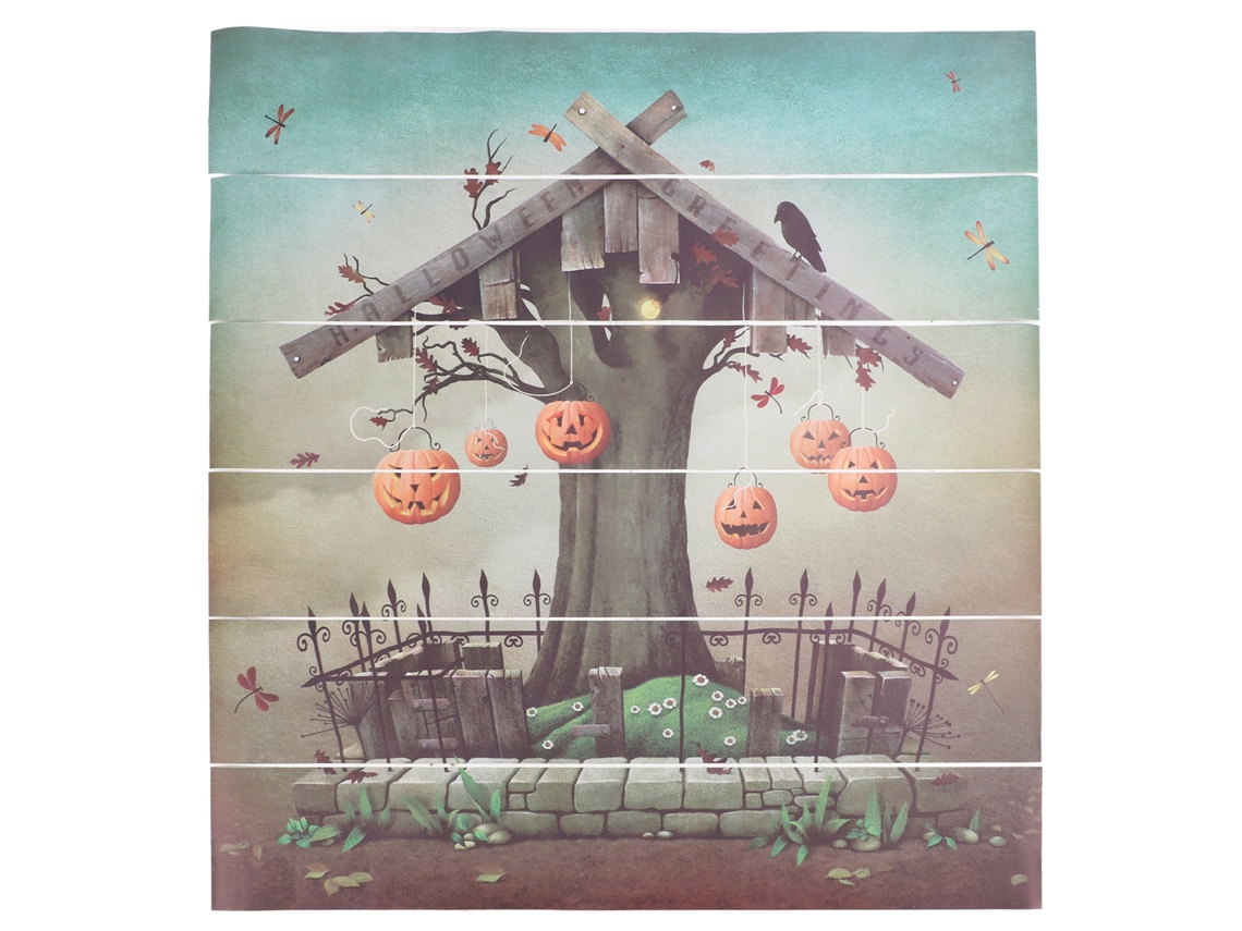 Laxiscreed Conjunto De 6 Adesivos De Abóboras Para Decoração De Halloween À Prova D'água