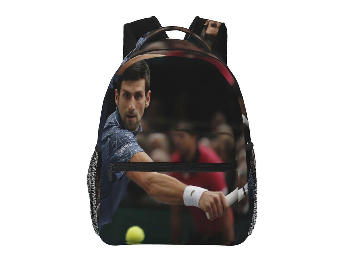 Mochila Novak Djokovic F189 Para Estudantes, Leve E Durável, À Prova Dágua E Com Alça De Ombro Ajustável C189 Olysi Shop