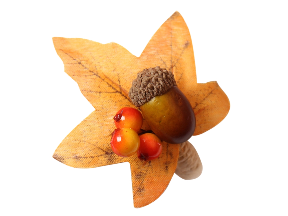 Anéis De Guardanapos Maple Decorar Halloween Ajudar Thanksgiving