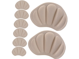 Pacote Com 4 Pares De Protetores Calcanhar, Perfil Fino E Ajuste Confortável Para Sapatos Femininos, Feitos De Silicone