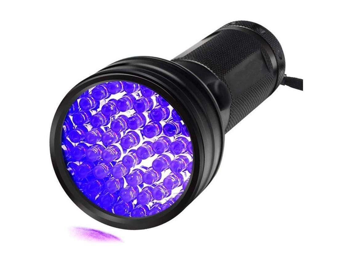Lanterna Uv, Lâmpada Ultravioleta, Detector De Urina Com 51 Leds, Detecta Manchas, Escorpiões E Autentica Documentos