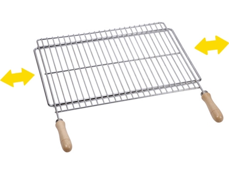 Grelha para Churrasqueira Extensível SAUVIC 60X40Cm Em Aço Zincado