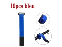 Conjunto de 10 Abraçadeiras de Nylon AQUAFORGE com Ganchos e Presilhas