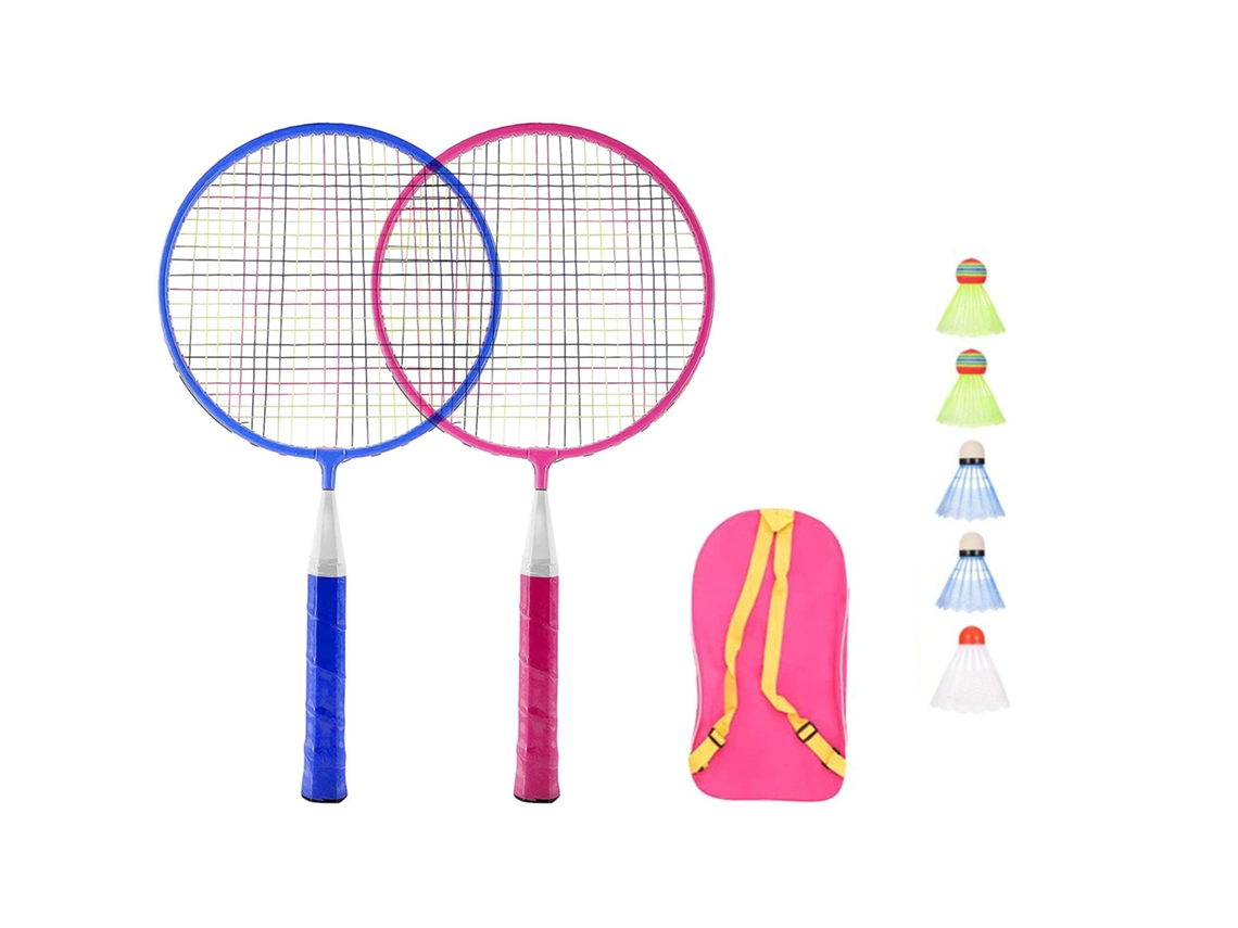 Conjunto De Badminton Infantil, Racket E Peteca Mini Set Para Crianças