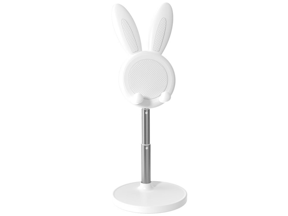 Suporte De Telefone Com Orelhas De Coelho Para Mesa Celular Tablet Ipad Ajustável Durável Bonito