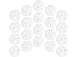 Pacote com 20 Lentes de Efeito Ondulado de 60 Mm, Filtro Decorativo para Luminária de Humor em Plástico Sólido. SFUSHOS