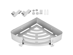 Prateleira Triangular Aço Inox 304 para Banheiro Cantinho