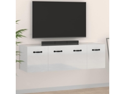 Conjunto de Armários de Parede 2pcs Madeira Branco Brilhante MAISON EXCLUSIVE (80x36,5x35 cm)