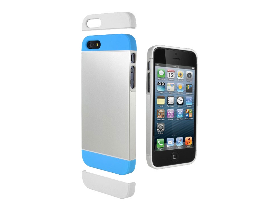 Capa CYGNETT Alternate p/ iPhone 5 Cinzento / Azul