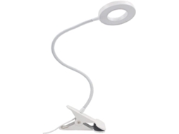 Luminária De Mesa Com Clipe, Luminária De Leitura Com Grampo, Luminária De Leitura Led Para Dormitório Com Grampo Tubo