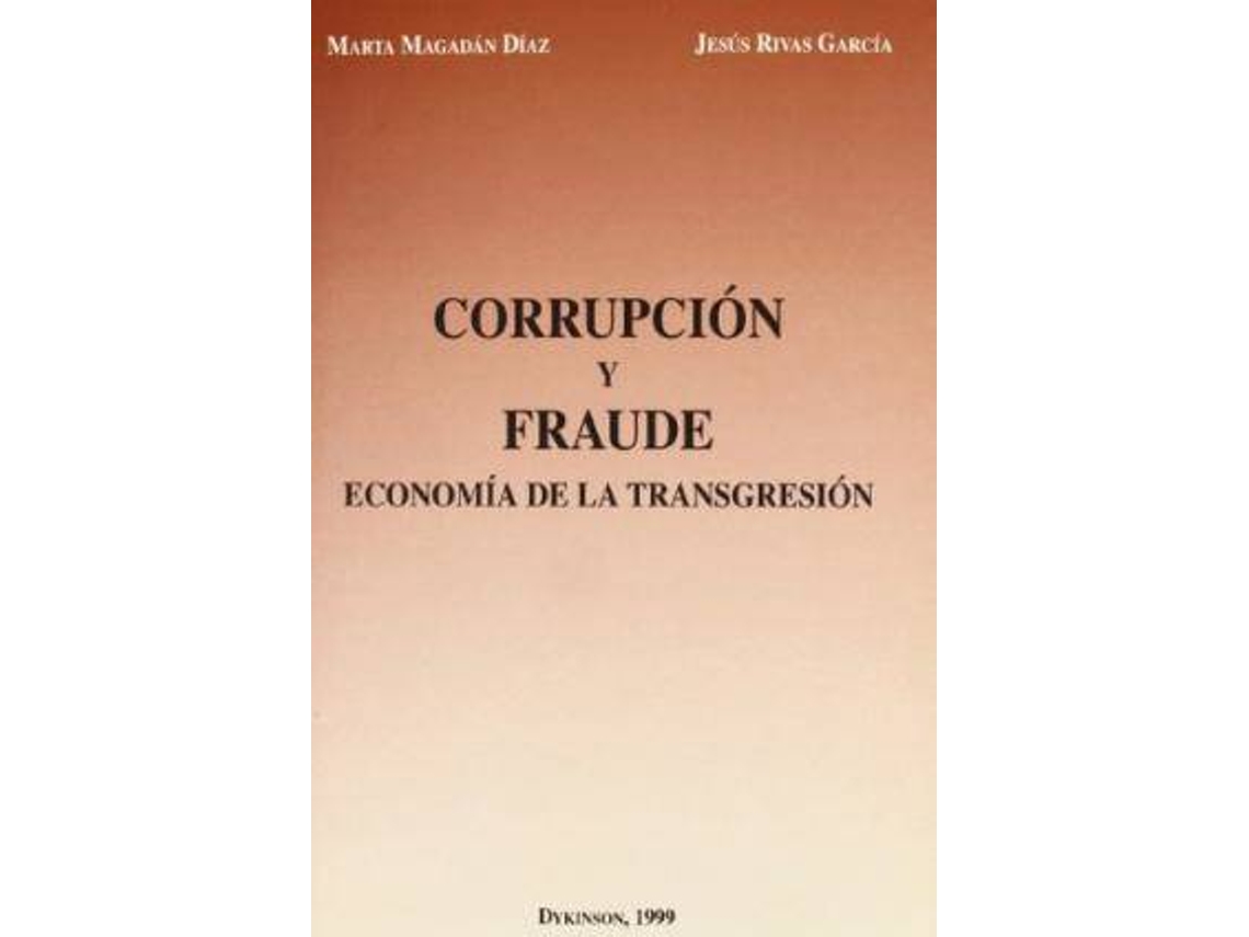 Livro Corrupcion Y Fraude de Marta Magadan Diaz (Espanhol)