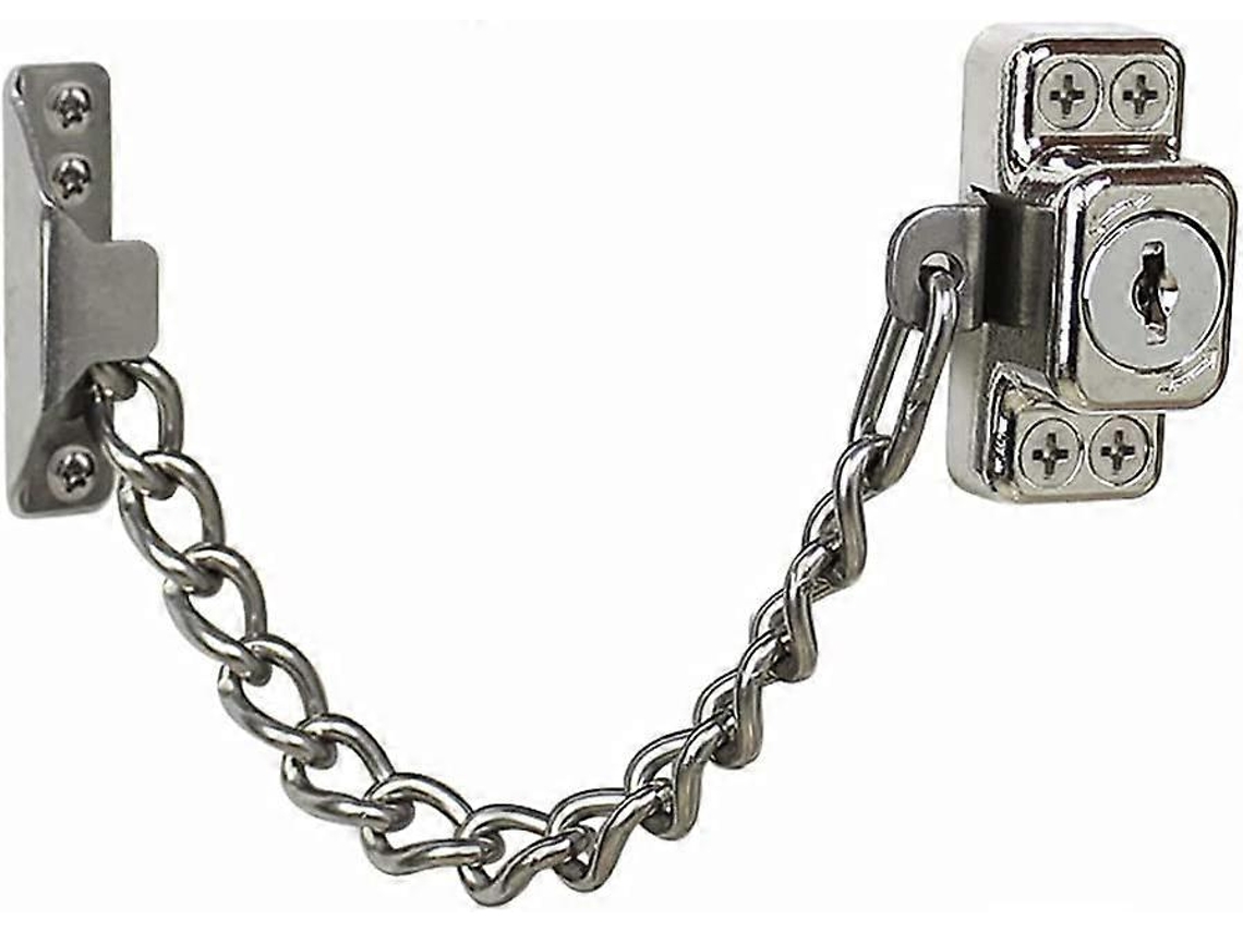Corrente De Segurança Para Janelas/corrente Janelas Feita Aço, Protege As Portas E Da Residência, Trava Crianças.