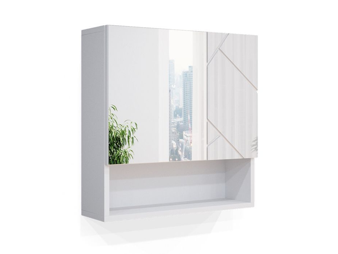 Móvel de banheiro Vicco Irma, branco alto brilho, 54 x 55 cm